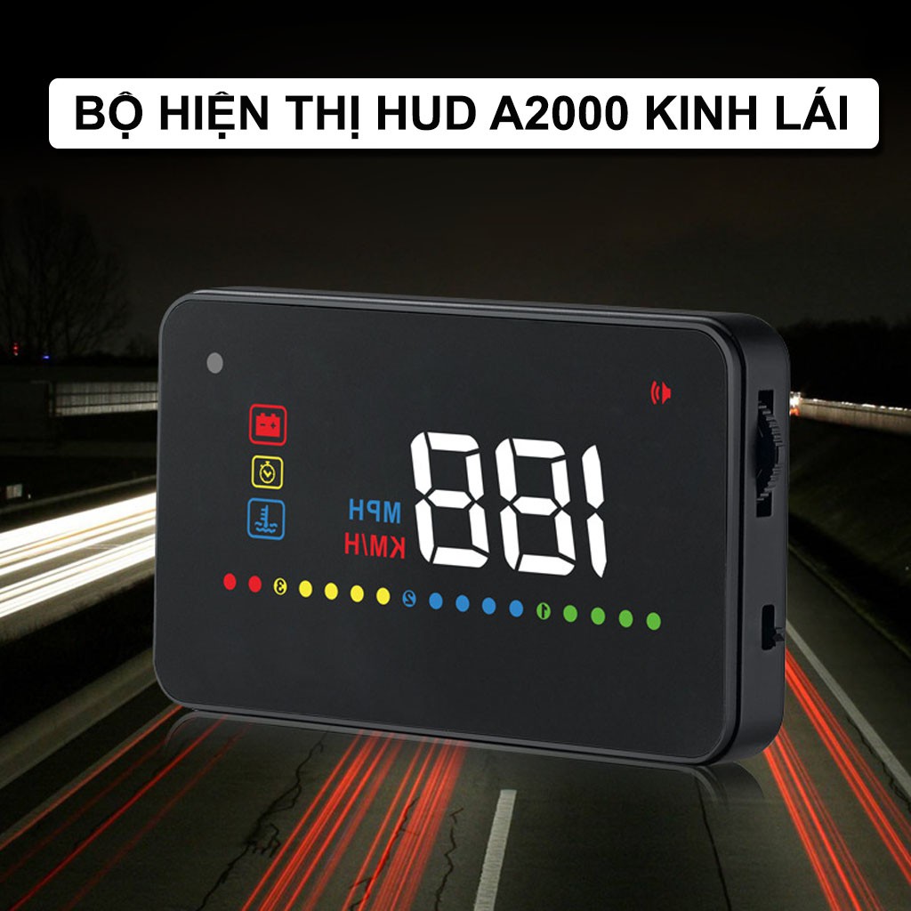 Hiển Thị Tốc Độ Trên Kính Lái – HUD Kính Lái A200