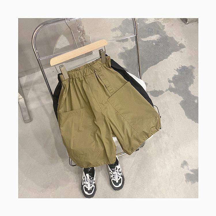 Quần short 100% cotton ống rộng thời trang trẻ em trai