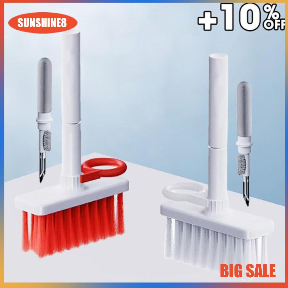 【SUN】Keyboard Cleaning Brush Set 5 In 1 Multi-fuction Computer Cleaning Tools