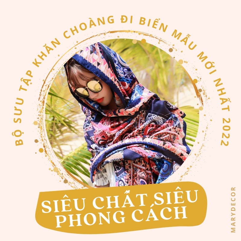 [BAO CHẤT] Khăn choàng đi biển CAO CẤP 31 mẫu HÀNG MỚI VỀ 2023 - chất liệu đũi tua rua 4 góc, KT 100*180cm