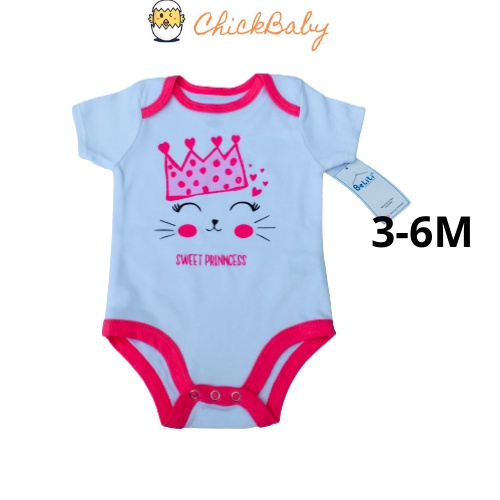 Bộ Body Cộc Suit 0-3M 3-6M 6-9M đủ size quần áo cho bé sơ sinh trai gái - ChickBabyShop