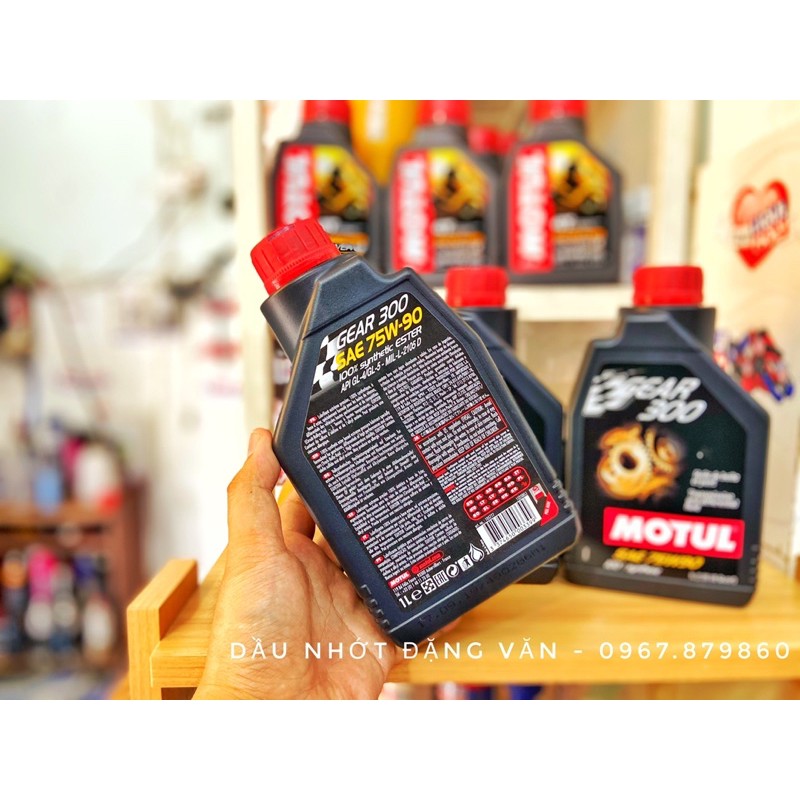 Dầu Nhớt Láp Motul Gear 300 Ester 75W90 Tổng Hợp hoàn toàn