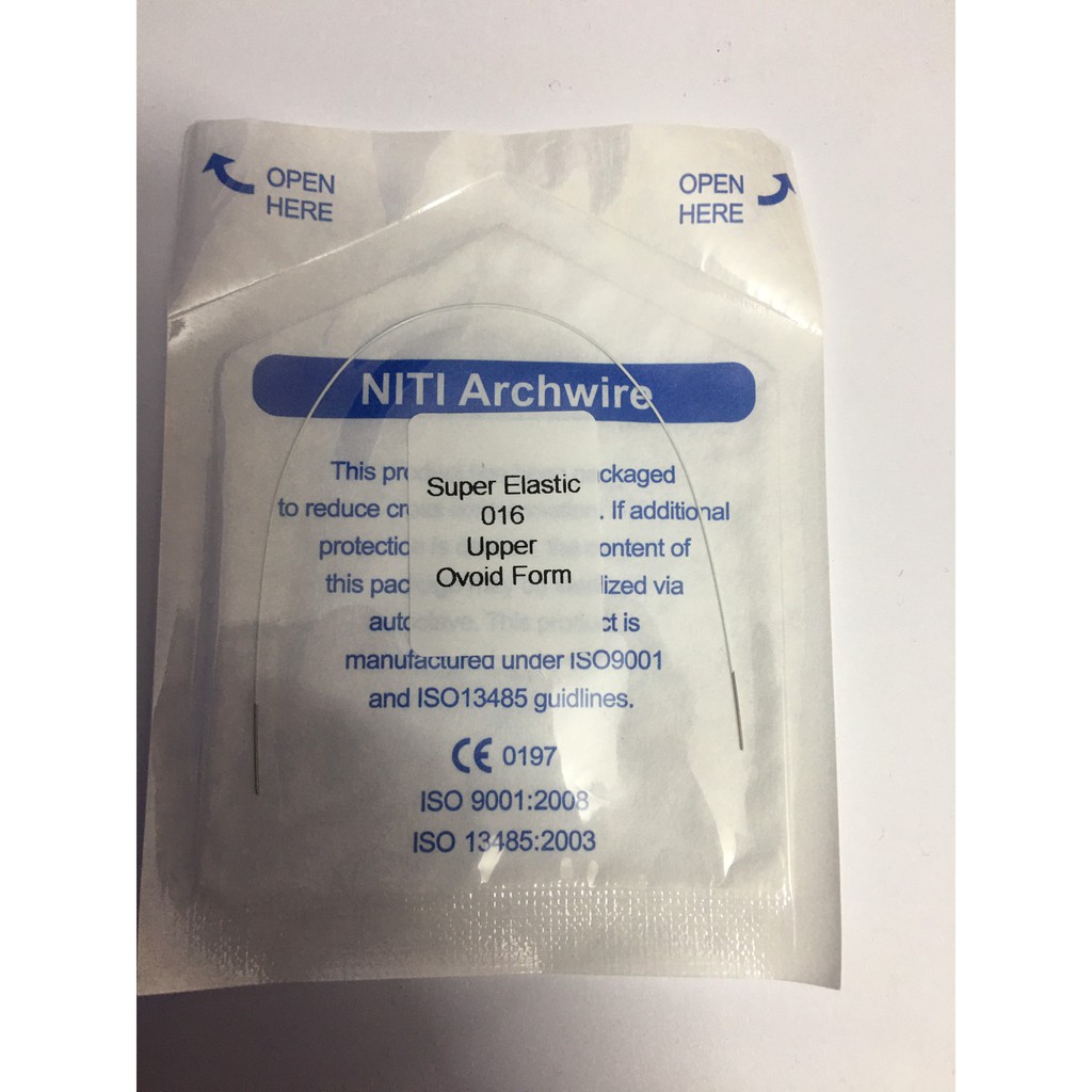 Dây cung Niti Thẩm mỹ chỉnh nha nha khoa