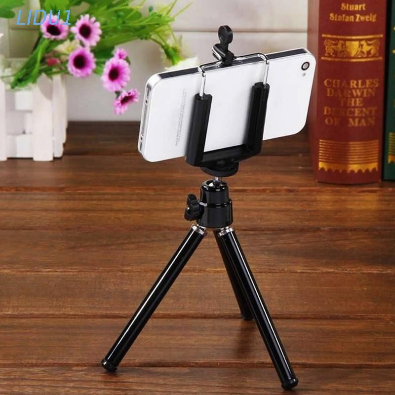 Giá đỡ 3 chân tripod tích hợp kẹp giữ điện thoại hỗ trợ chụp ảnh tiện dụng