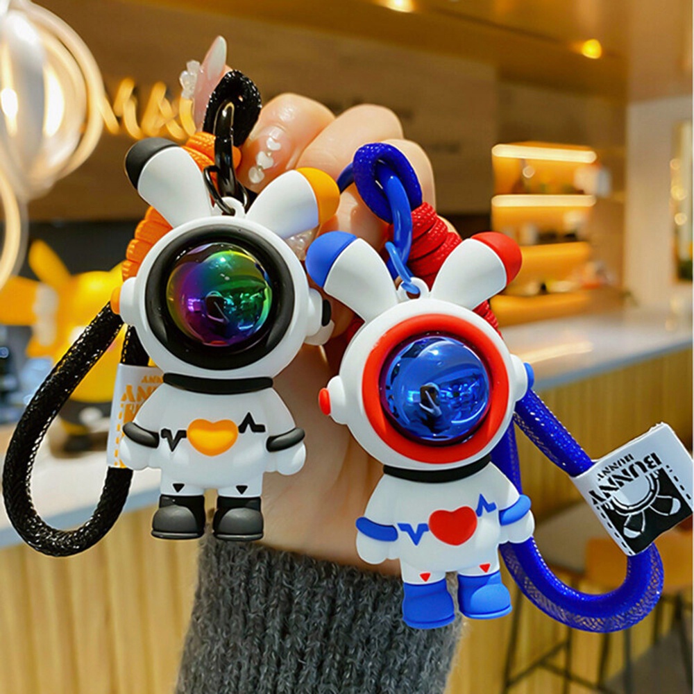 Móc Chìa Khóa Hình Thỏ Hoạt Hình Bằng Resin Dễ Thương