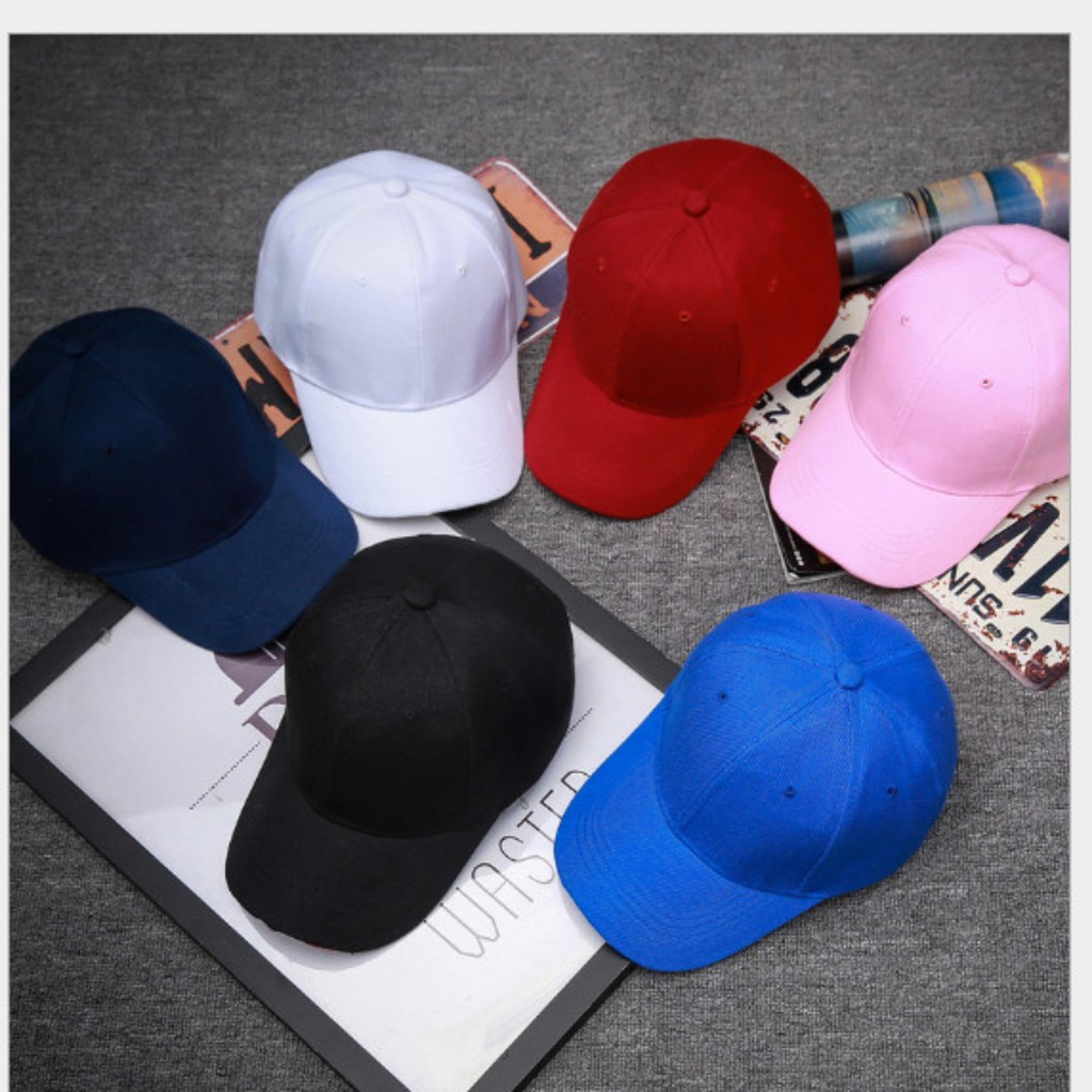 Mũ lưỡi trai Unisex  Nón kết trơn nhiều màu dành cho nam nữ Molly Fashion – NK01