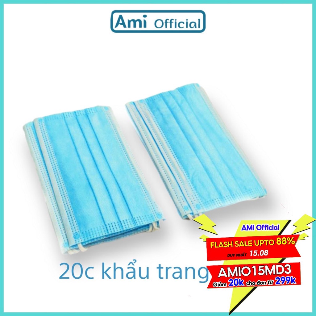 Combo 20c khẩu trang y tế - Ami official