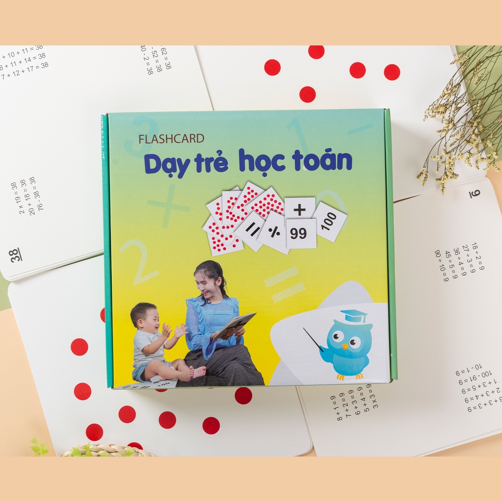 Flashcard - Dạy Trẻ Học Toán Theo Phương Pháp Glenn Doman (109 Thẻ)