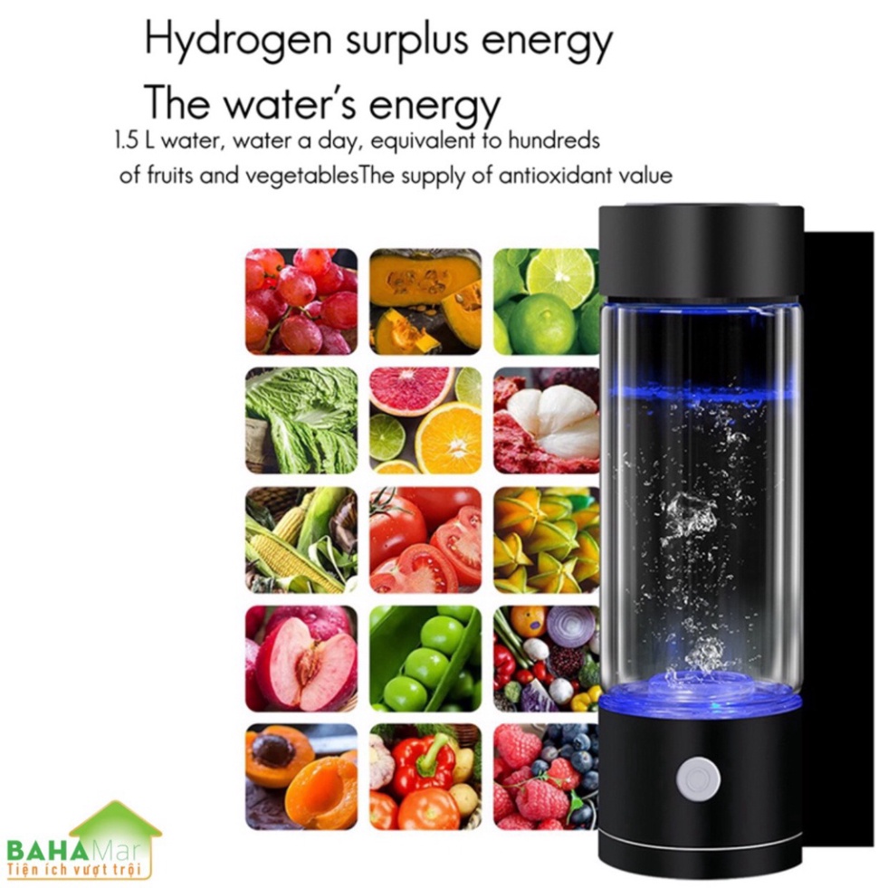 BÌNH DI ĐỘNG LỌC SẢN XUẤT HYDRO ĐIỆN PHÂN - ION KIỀM TẠO NƯỚC UỐNG   "BAHAMAR"