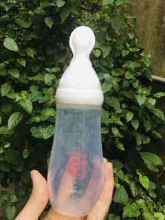 Bình tập ăn sillicon Dolphin 200ml