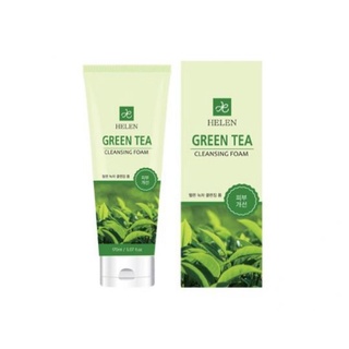 Sữa rửa mặt tạo bọt trà xanh helen Natural greentea