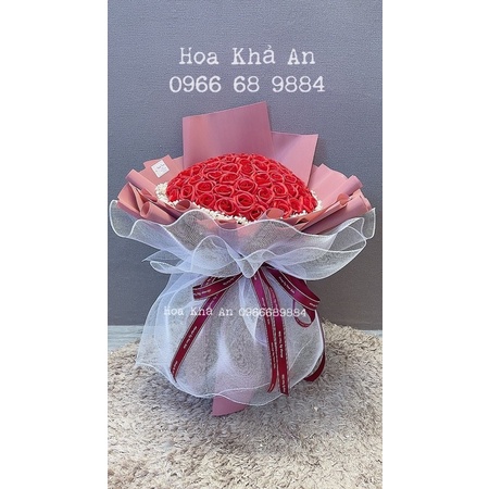 [-70k ship] Hoa sáp 4 lớp cao cấp 70bông mix baby sang chảnh. Hoả tốc HN