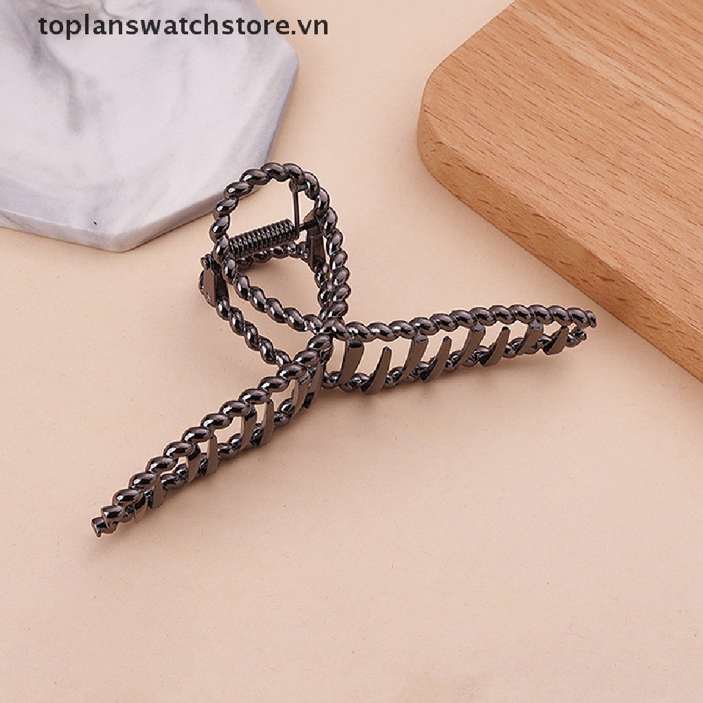 Kẹp Tóc Kim Loại Đính Ngọc Trai Nhân Tạo Thanh Lịch Cho Nữ