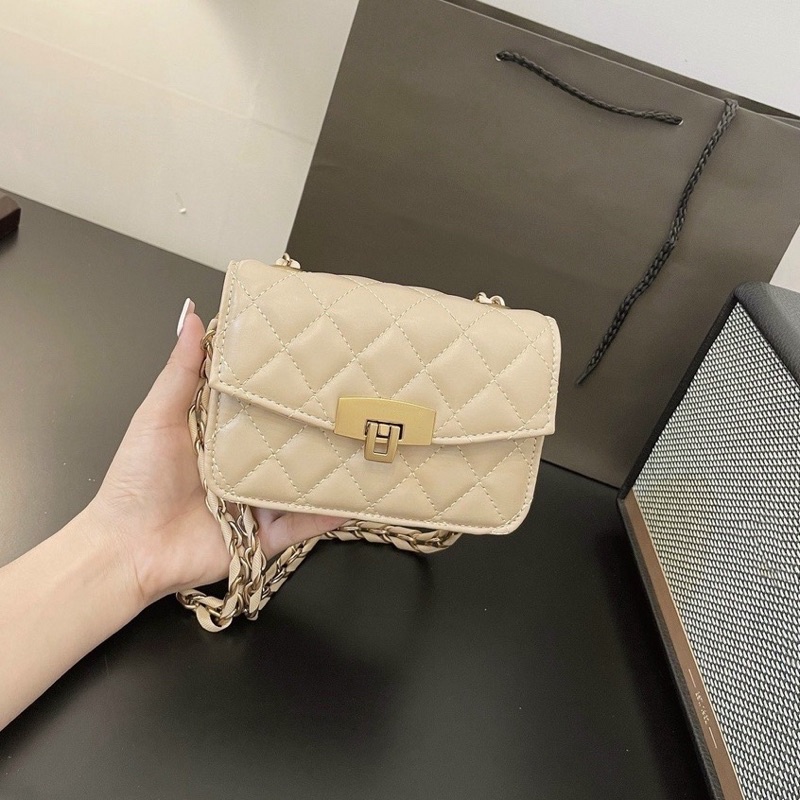 Túi xách mini đeo chéo nữ đẹp nhỏ gọn đi chơi giá rẻ thời trang phong cách Khoá Gập Ckk