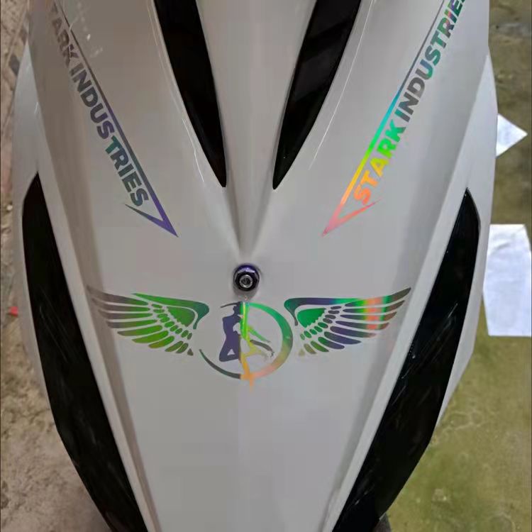 Suzuki Miếng Dán Phản Quang Chống Thấm Nước Hình Đôi Cánh Độc Đáo Dành Cho Xe Mô Tô