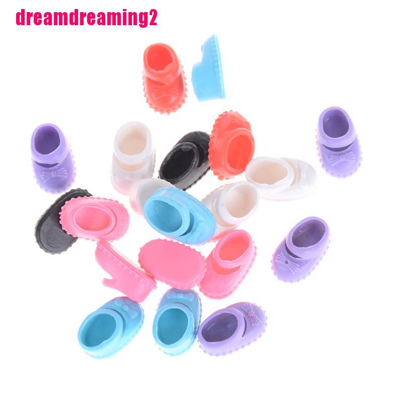 Bộ 5 Đôi Giày Múa Ba Lê Đế Bằng 12cm Nhiều Màu Sắc Dễ Thương