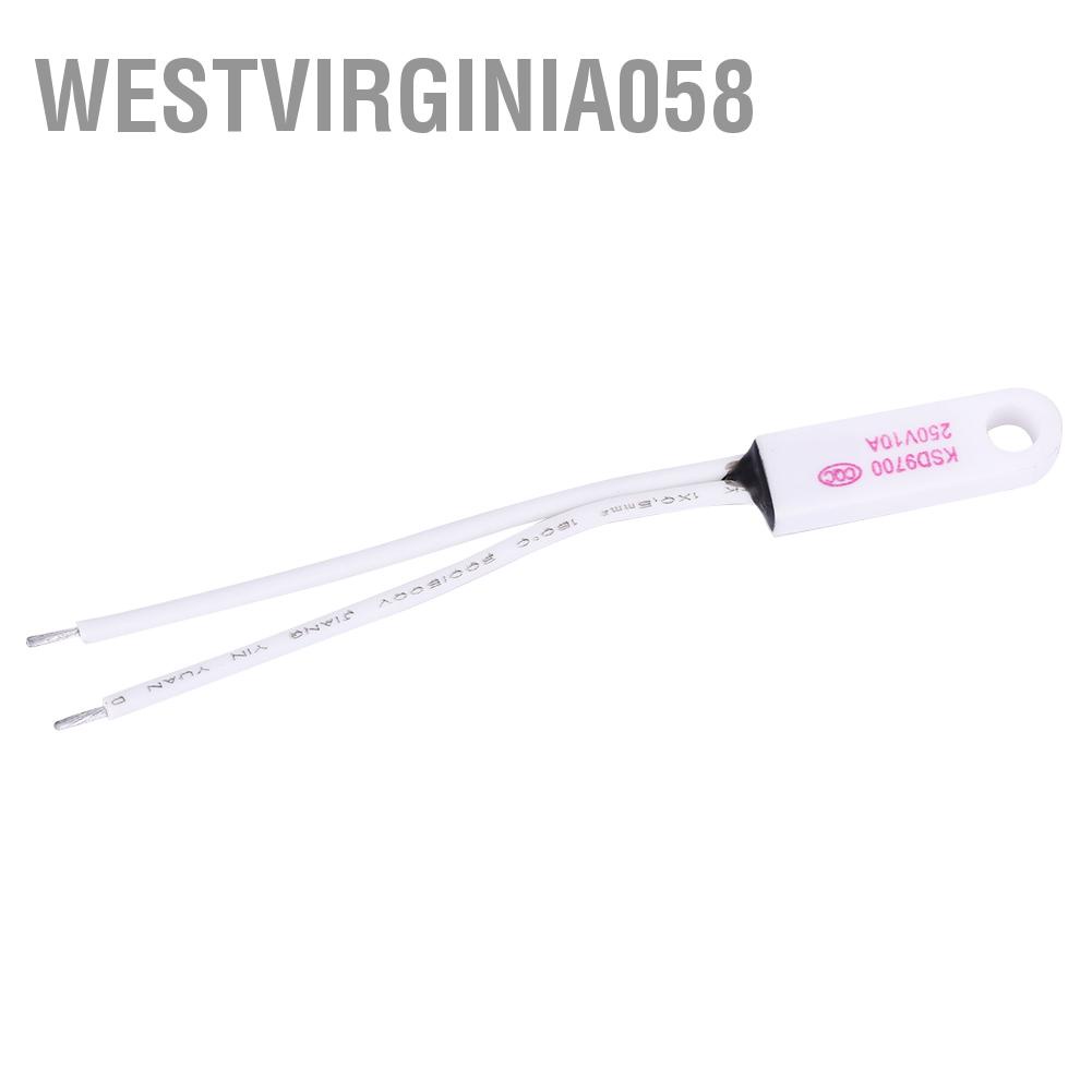 Có thể bán buôn KSD9700 Công tắc điều khiển nhiệt độ thường kín Đầu dò gốm 40-150 ℃ 250V 10A Westvirginia058 Hàng giao ngay