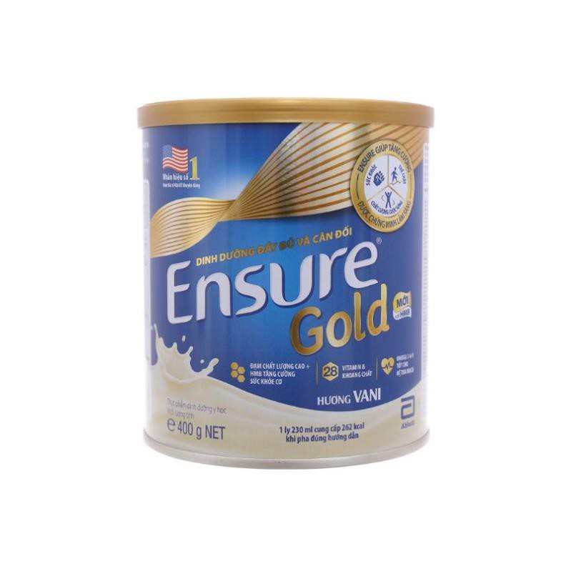 Sữa bột Ensure gold hương vani hộp 400g