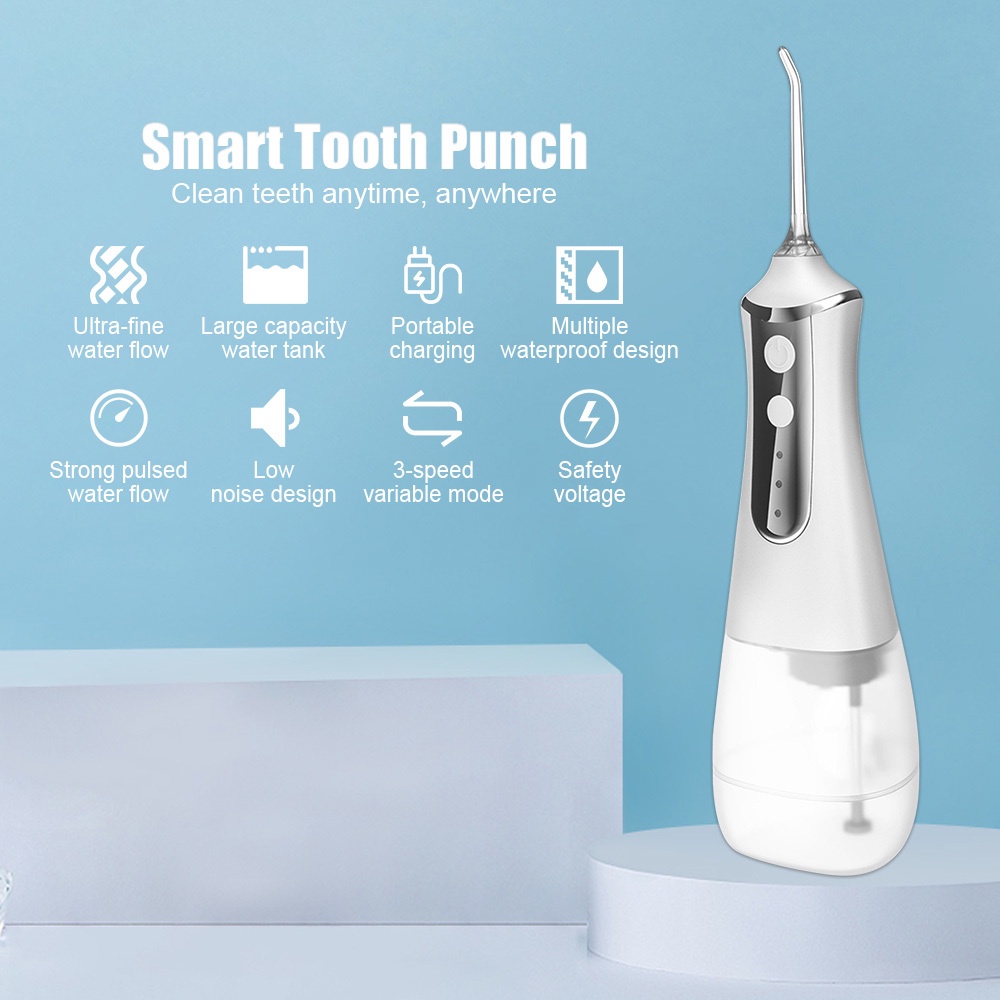 Máy tăm nước SUOLAER vệ sinh làm trắng răng chăm sóc răng miệng 220/350ml tuỳ chọn
