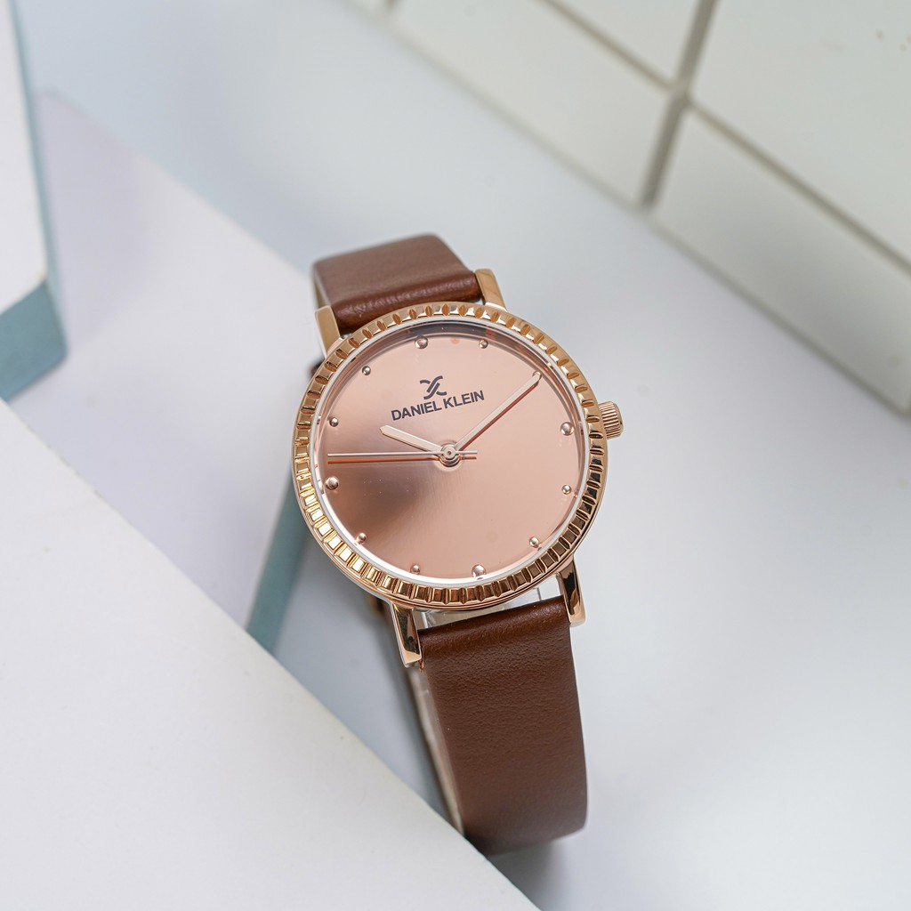 Đồng hồ Nữ Daniel Klein Pyper Leather Watch - Lamy watch