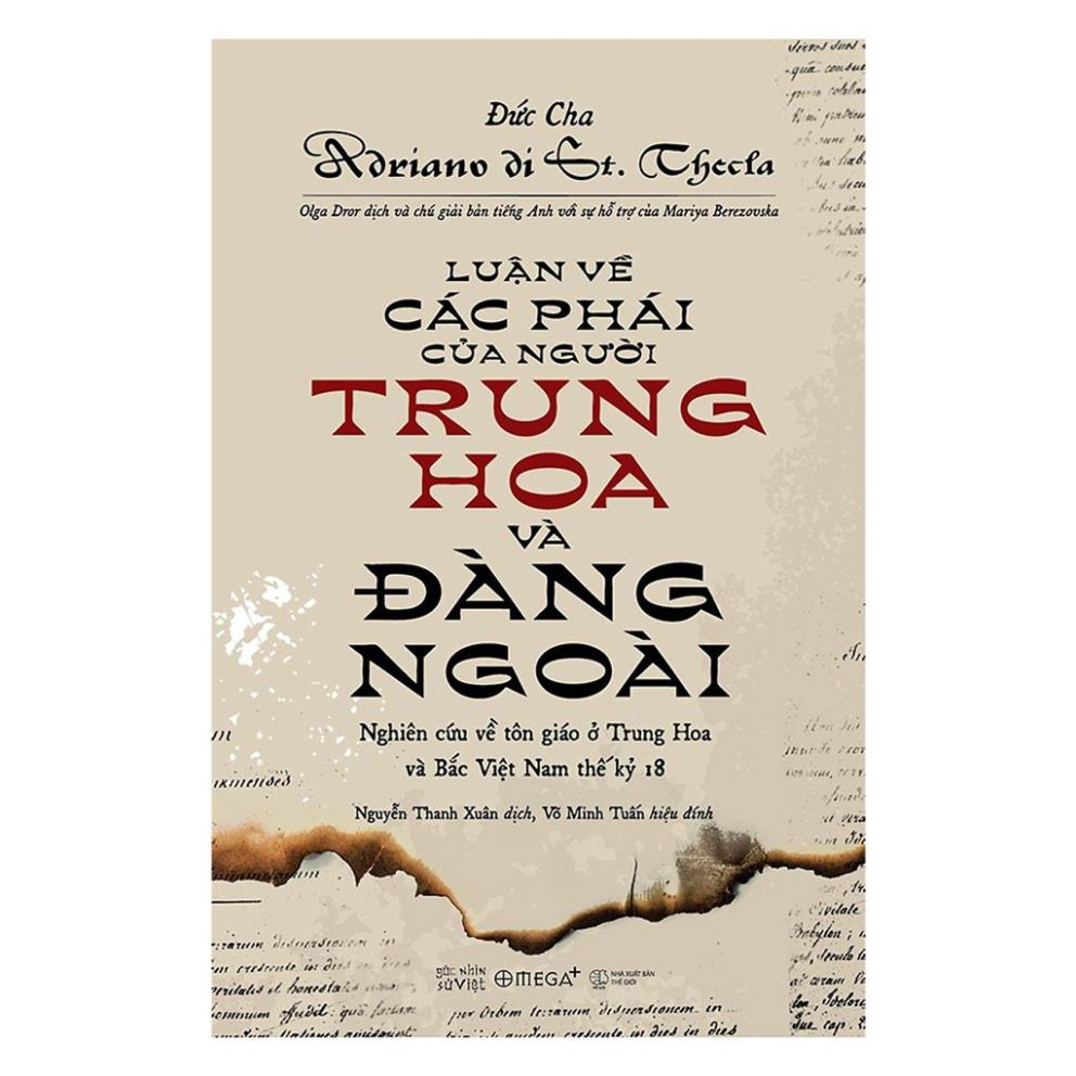 Sách - Luận Về Các Phái Của Người Trung Hoa Và Đàng Ngoài (Tái Bản 2018) [AlphaBooks]