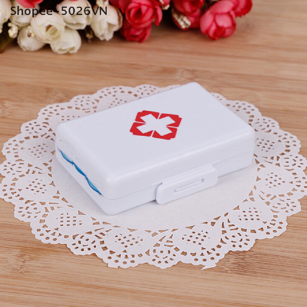 [Hàng mới về] Hộp đựng thuốc viên chia 7 ngày bằng nhựa mini đáng yêu gấp gọn lại được dành cho mang đi du lịch