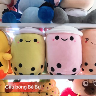 Gấu Bông Gối ôm bình trà sữa baby