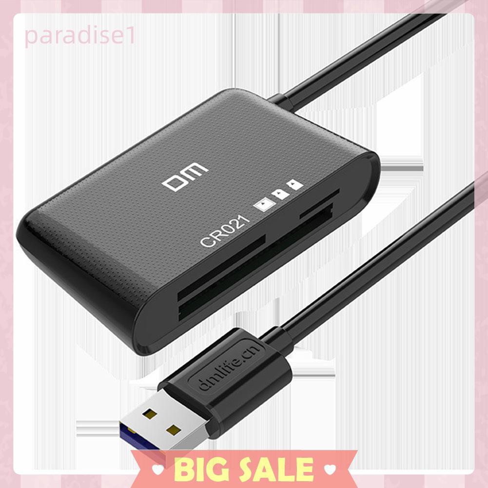 Đầu Đọc Thẻ Nhớ DM CR021 USB 3.0 TF CF Secure Cho Laptop | BigBuy360 - bigbuy360.vn
