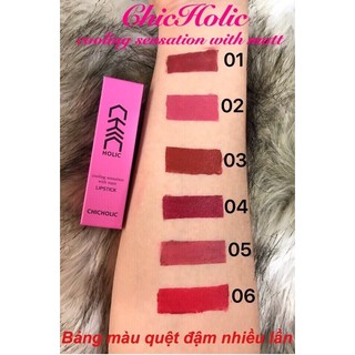 Son Chic holic Cooling Sensation With Matte Lipstick