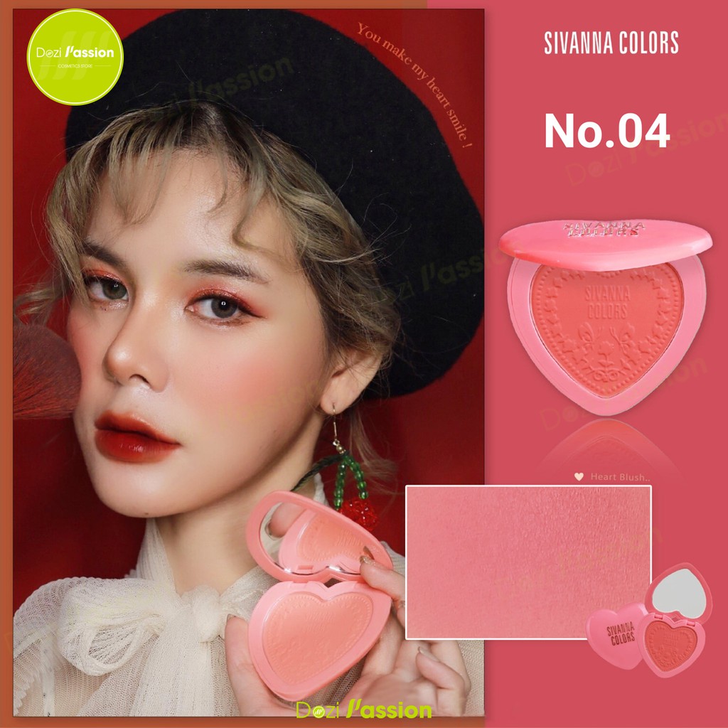 Phấn Má Sivanna Colors So Chic Long Lasting 16 House Blush Bền màu HF6025 (6g)