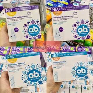 Tampons Băng vệ sinh ob o.b hàng Đức chuẩn. Tampon ob. Tampon o.b