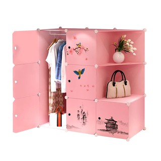 TỦ GHÉP 9 NGĂN HOA ANH ĐÀO