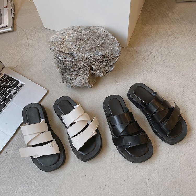 [ Mã 66CBSALE giảm 30K đơn 200K] Xăng đan Đế Thấp Mũi Vuông Thời Trang Dành Cho Nữ | BigBuy360 - bigbuy360.vn