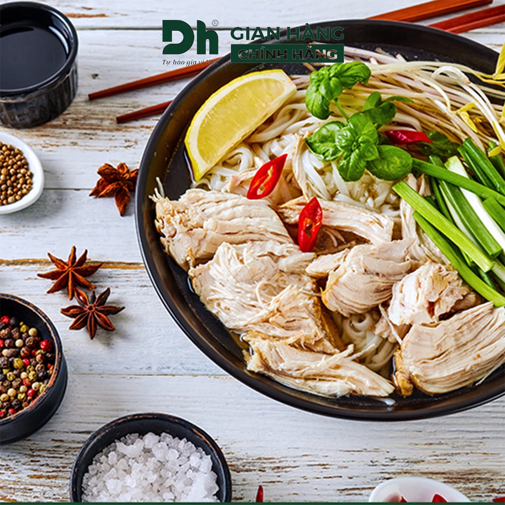 Gia vị nấu phở gà Natural DH Foods nêm sẵn thành phần tự nhiên gói 20gr