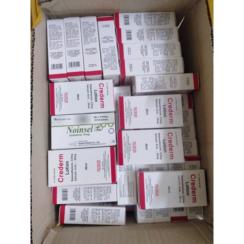 Dung dịch bôi ngoài da Crederm Lotion cùng công thức Beprosalic Lotion - Chàm & Vảy Nến