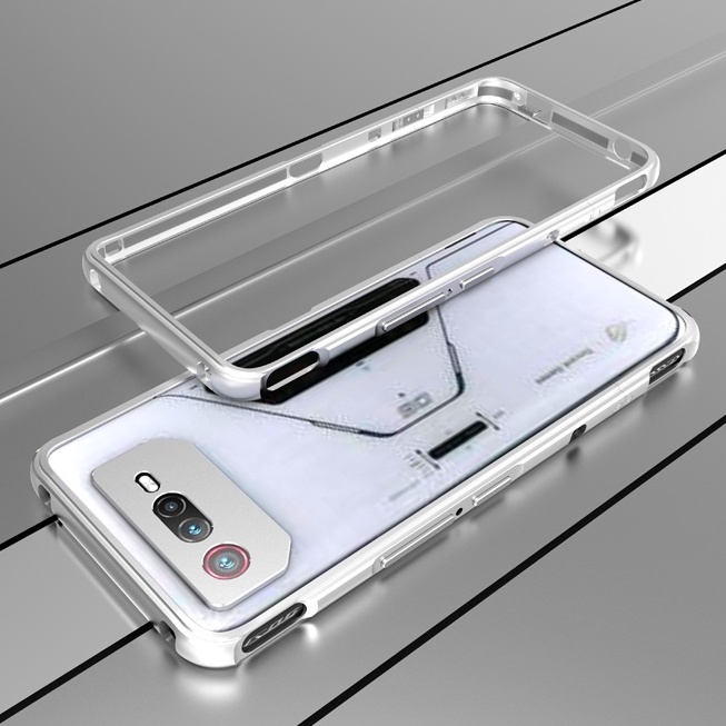 Ốp Điện Thoại Cứng Viền Kim Loại Bảo Vệ Cho ASUS ROG Phone 6 6D 5 5s ROG6 Pro