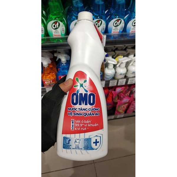 Nước giặt tăng cường vệ sinh quần áo Omo 1L