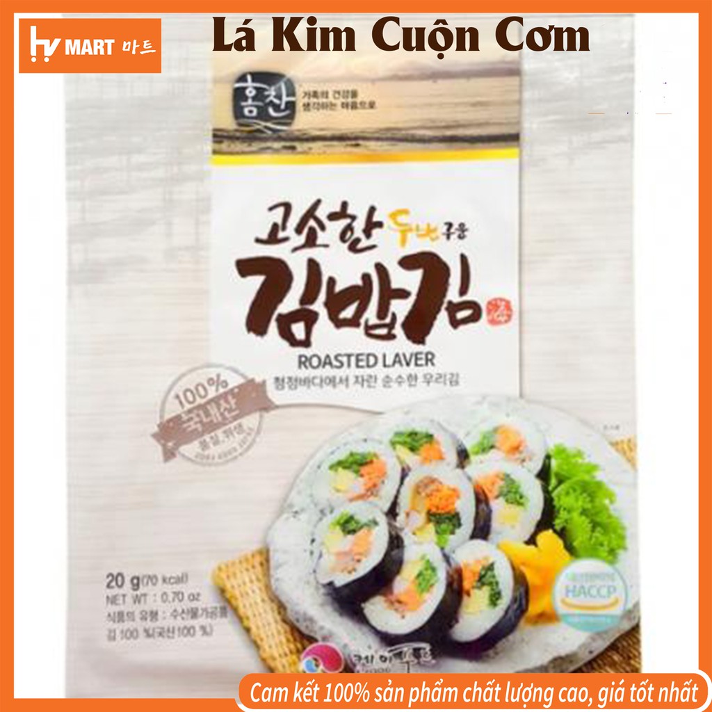 [Hàng Nội Địa] Lá Kim Làm Cơm Cuộn Kimbap Hàn Quốc Loại Nội Địa 10 lá/ tệp