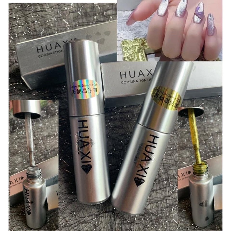 Top Mắt Mèo Kim Cương Huxi  SIÊU SÁNG  Sơn gel mắt mèo kim cương lấp lánh sang chảnh Dành cho thợ Nail chuyên nghiệp