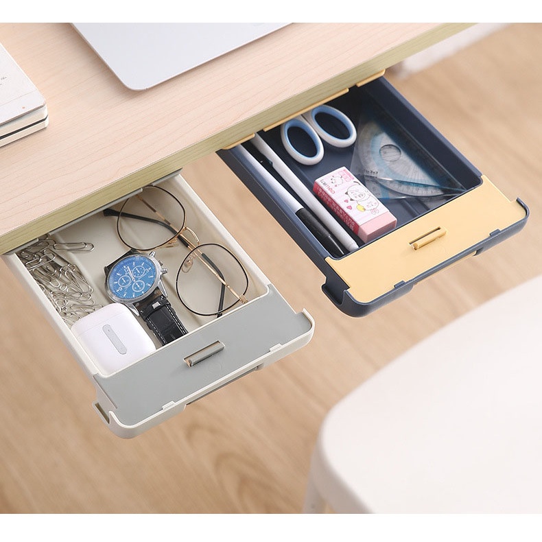 [Chính hãng] Hộp bút ngăn kéo thiết kế ẩn dưới bàn văn phòng tiện dụng GSRT5 Cao cấp