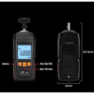 [HN] Máy Đo Tốc Độ Vòng Quay Tiếp Xúc GM8906