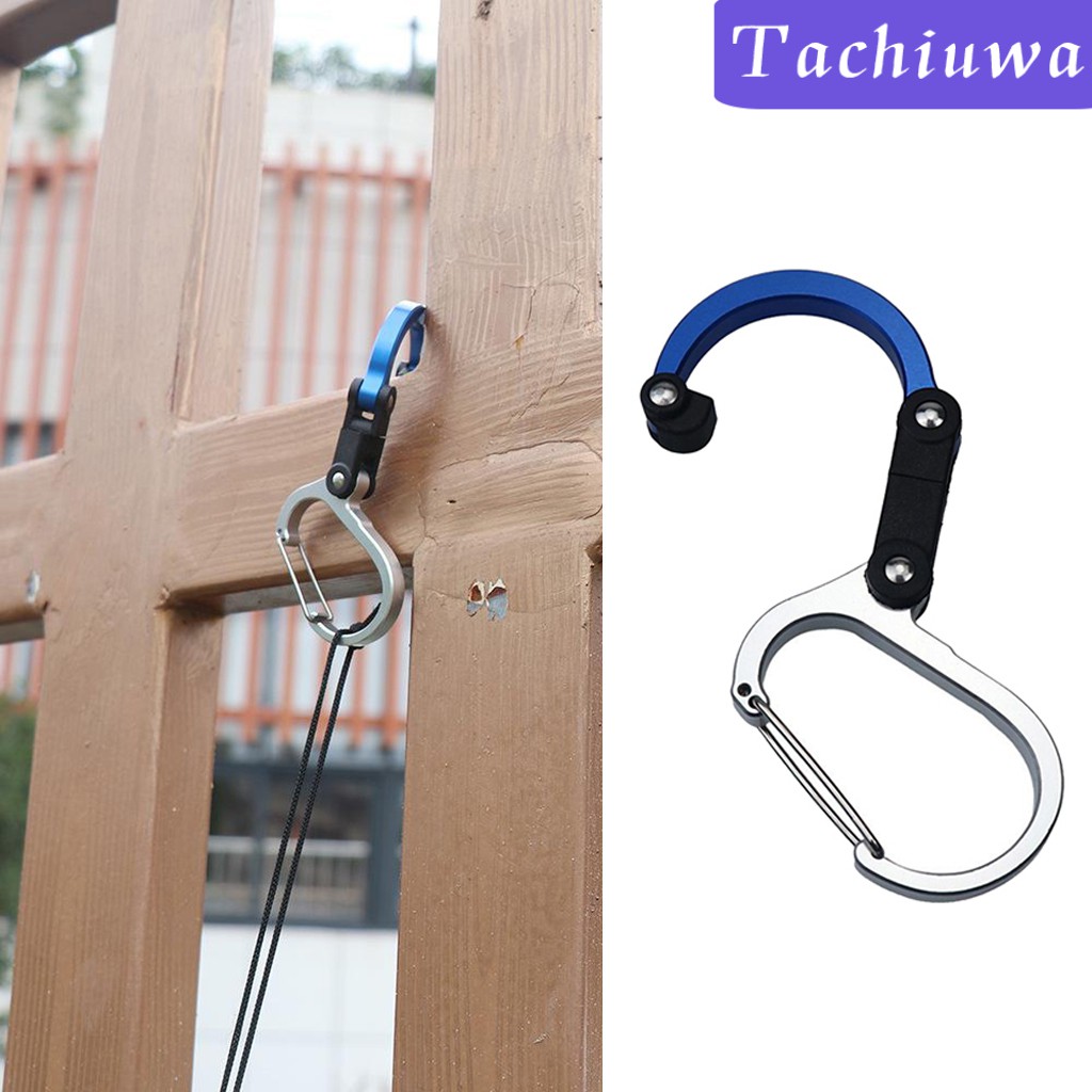 Móc Treo Bình Nước Chữ D Màu Trơn 3 Trong 1 Tiện Dụng