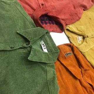 [ INBOX CHỌN MẪU ] Áo sơ mi nhung tăm 2hand unisex nam nữ