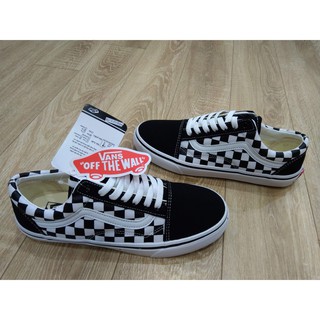 Giày vans old skool màu đen caro