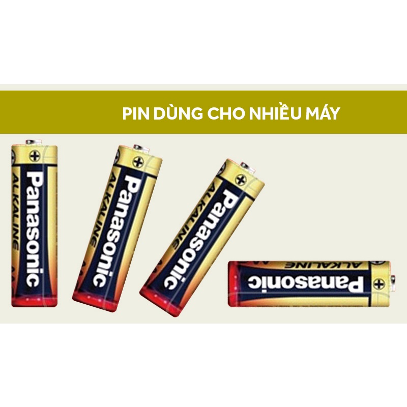 Pin AA Panasonic tiểu alkaline 1.5V vỉ 2 viên LR06T/2B chính hãng