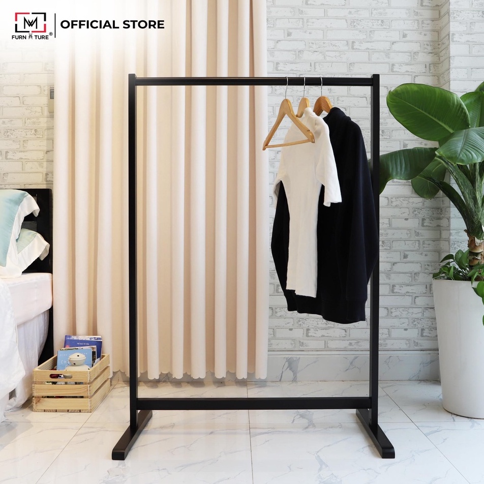 Giá treo quần áo lắp ráp xuất khẩu hàn quốc size 86x125cm - LINE HANGER thương hiệu MW FURNITURE