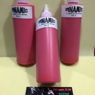 Mực tập xăm Dynamic màu đỏ 240ml