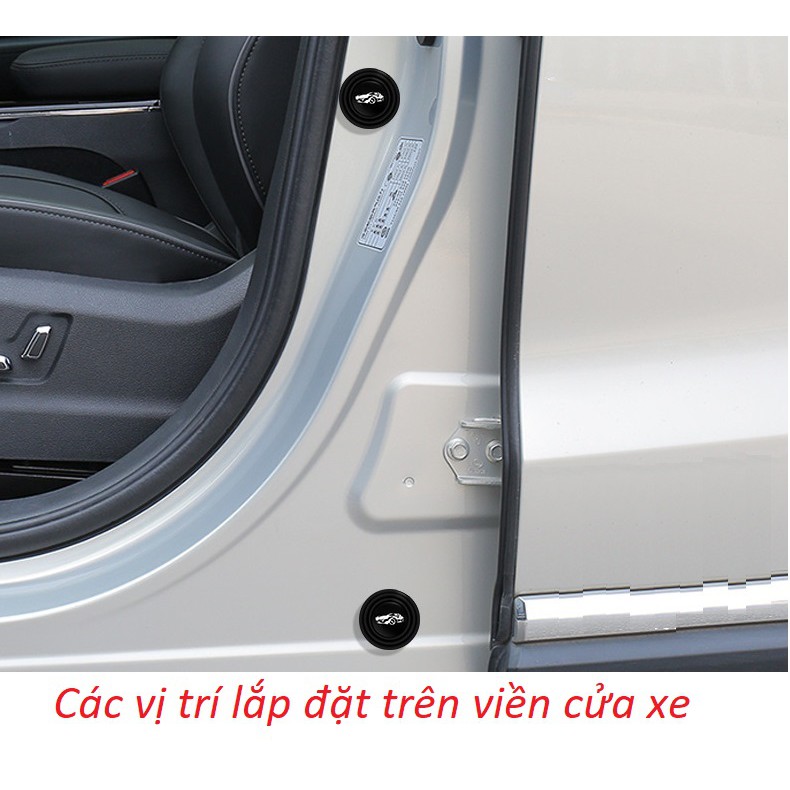 Núm cao su giảm chấn PHÁT QUANG silicone chống ồn tiếng va đập khi đóng cửa xe hơi đóng cốp hay caplo ô tô