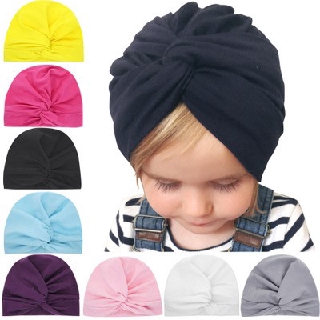 MŨ TURBAN NHIỀU MÀU SẮC CHO BÉ GÁI