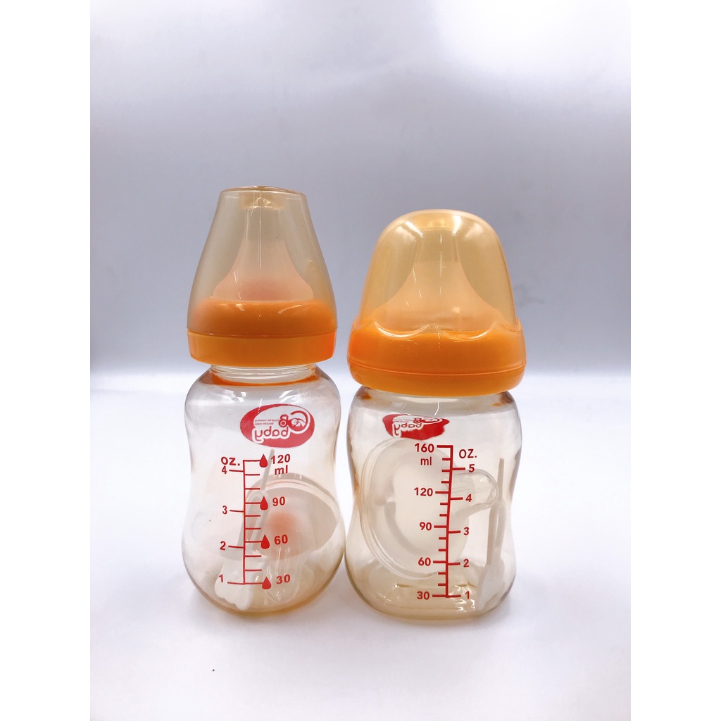 Bình Sữa PPSU GB-Baby Cổ Rộng, Cổ Hẹp 80/120/160ML
